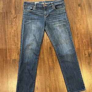 Kut From The Kloth Jeans Womens Size 12 Blue Catherine Boyfriend Straight Leg